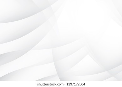 Abstract geometric white and gray color background. Vector, illustration.