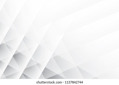 Abstract geometric white and gray color background. Vector, illustration.