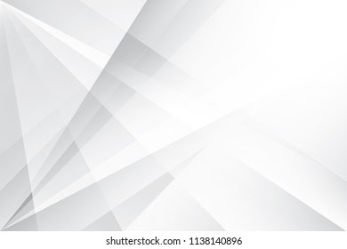 Abstract geometric white and gray color background. Vector, illustration.