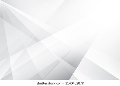 Abstract geometric white and gray color background. Vector, illustration.