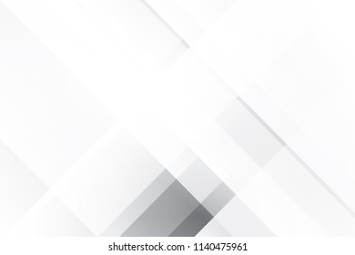 Abstract geometric white and gray color background. Vector, illustration.
