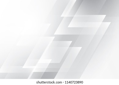 Abstract geometric white and gray color background. Vector, illustration.