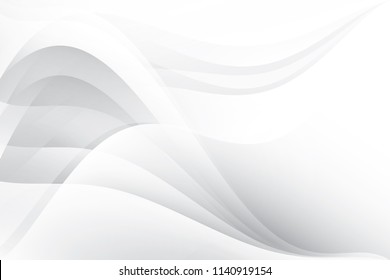 Abstract geometric white and gray color background. Vector, illustration.