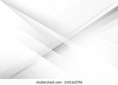 Abstract geometric white and gray color background. Vector, illustration.