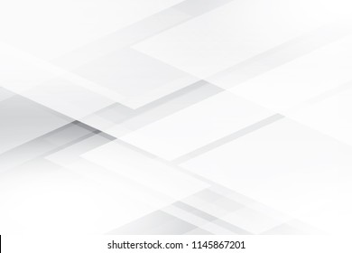 Abstract geometric white and gray color background. Vector, illustration.