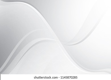 Abstract geometric white and gray color background. Vector, illustration.