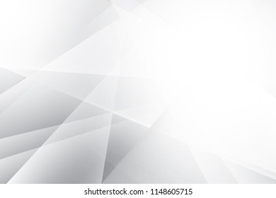 Abstract geometric white and gray color background. Vector, illustration.