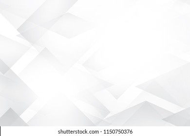 Abstract geometric white and gray color background. Vector, illustration.