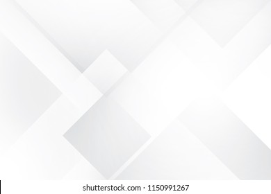 Abstract geometric white and gray color background. Vector, illustration.