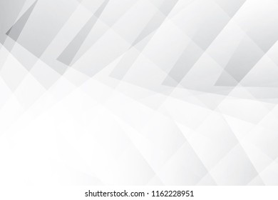 Abstract geometric white and gray color background. Vector, illustration.