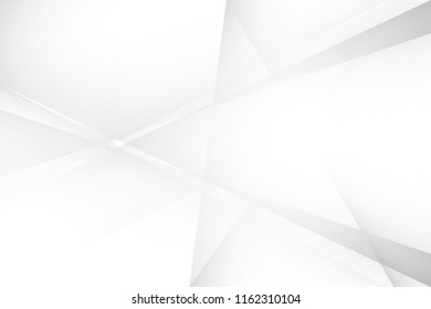 Abstract geometric white and gray color background. Vector, illustration.