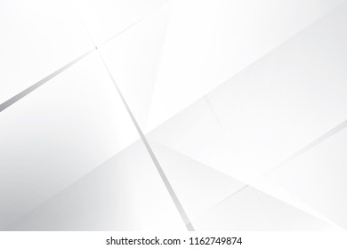 Abstract geometric white and gray color background. Vector, illustration.