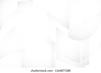 Abstract geometric white and gray color background. Vector, illustration.