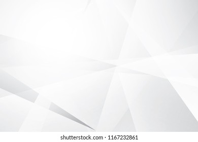 Abstract geometric white and gray color background. Vector, illustration.