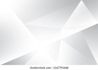 Abstract geometric white and gray color background. Vector, illustration.