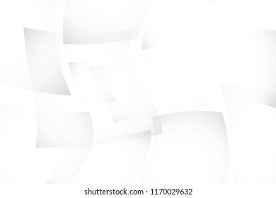 Abstract geometric white and gray color background. Vector, illustration.
