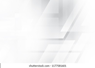 Abstract geometric white and gray color background. Vector, illustration.