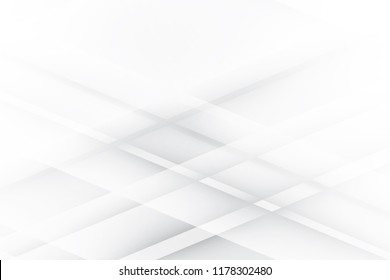 Abstract geometric white and gray color background. Vector, illustration.