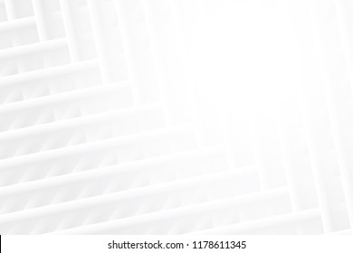 Abstract geometric white and gray color background. Vector, illustration.