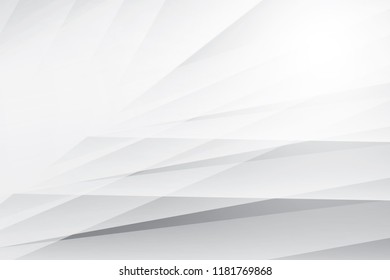 Abstract geometric white and gray color background. Vector, illustration.