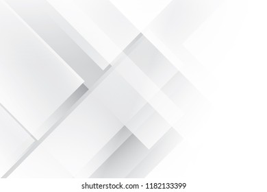 Abstract geometric white and gray color background. Vector, illustration.