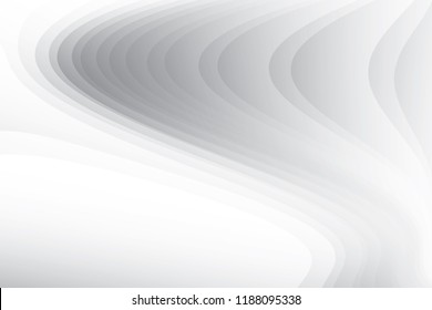 Abstract geometric white and gray color background. Vector, illustration.