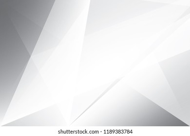 Abstract geometric white and gray color background. Vector, illustration.
