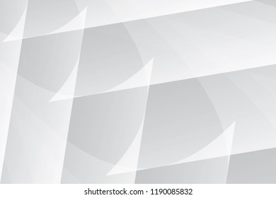 Abstract geometric white and gray color background. Vector, illustration.