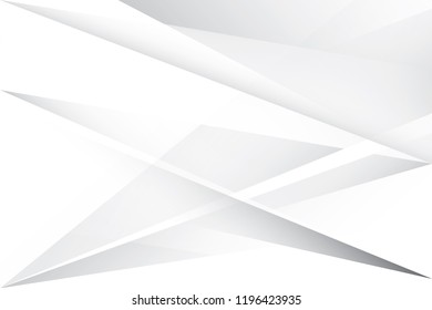 Abstract geometric white and gray color background. Vector, illustration.