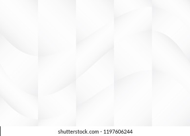 Abstract geometric white and gray color background. Vector, illustration.