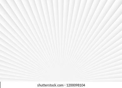 Abstract geometric white and gray color background, 3D pattern. Vector, illustration.