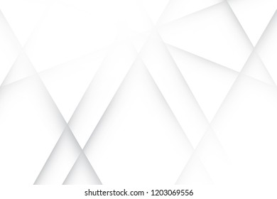 Abstract geometric white and gray color background. Vector, illustration.