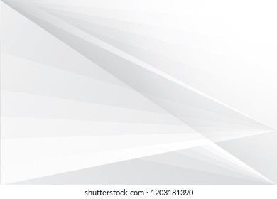 Abstract geometric white and gray color background. Vector, illustration.