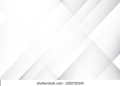 Abstract geometric white and gray color background. Vector, illustration.