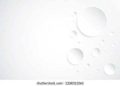 Abstract geometric white and gray color background. Vector, illustration.