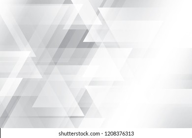 Abstract geometric white and gray color background. Vector, illustration.
