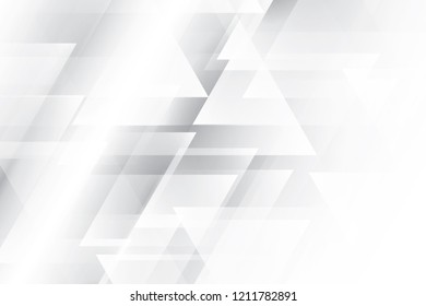 Abstract geometric white and gray color background. Vector, illustration.