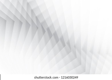 Abstract geometric white and gray color background. Vector, illustration.