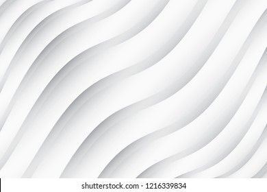 Abstract geometric white and gray color background. Vector, illustration.