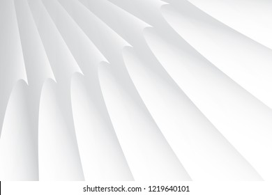 Abstract geometric white and gray color background. Vector, illustration.
