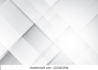 Abstract geometric white and gray color background. Vector, illustration.