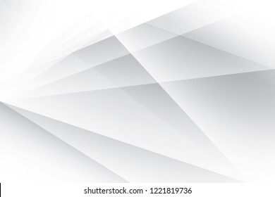 Abstract geometric white and gray color background. Vector, illustration.