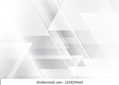 Abstract geometric white and gray color background. Vector, illustration.