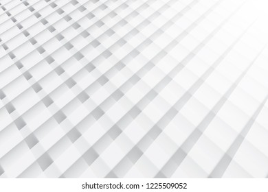 Abstract geometric white and gray color background. Vector, illustration.