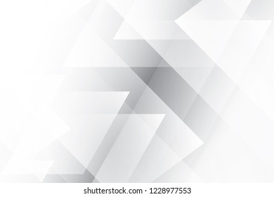 Abstract geometric white and gray color background. Vector, illustration.