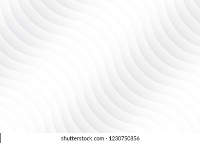 Abstract geometric white and gray color background. Vector, illustration.