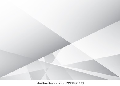 Abstract geometric white and gray color background. Vector, illustration.