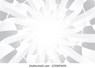 Abstract geometric white and gray color background. Vector, illustration.