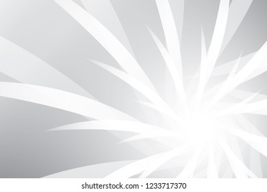 Abstract geometric white and gray color background. Vector, illustration.