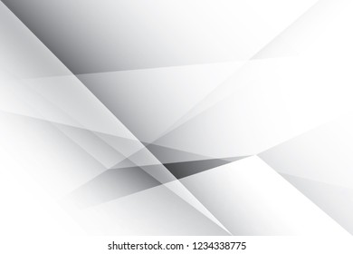 Abstract geometric white and gray color background. Vector, illustration.